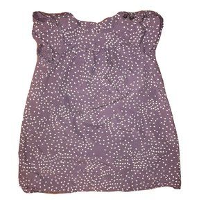 Hanna Andersson Girls Purple Heart Dress Size 110 (5) Short Sleeves